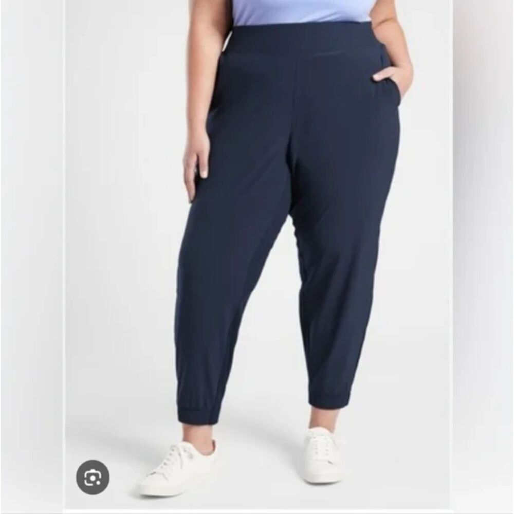 ATHLETA Navy Blue Brooklyn Jogger SIZE 24 PLUS SIZE